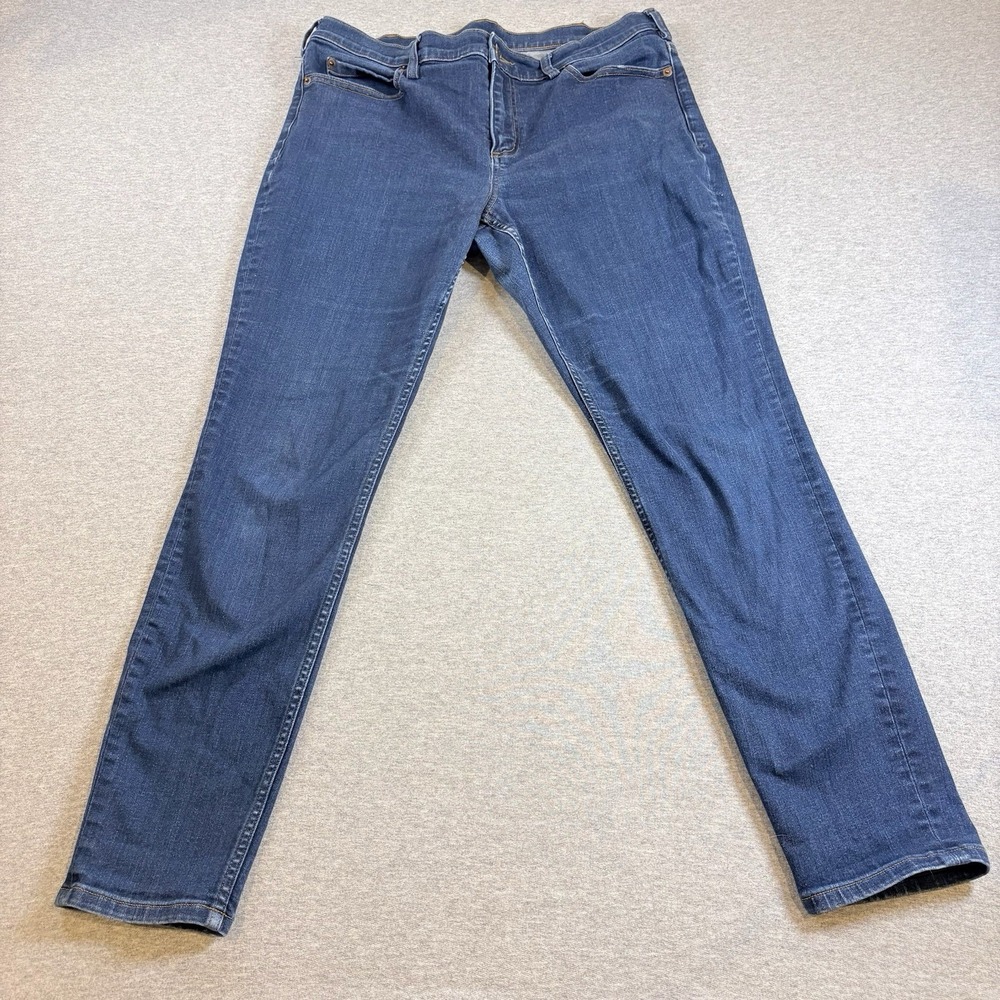 Duluth Trading Co. DuluthFlex Daily Denim Skinny Jeans Womens Size 14 Blue Denim